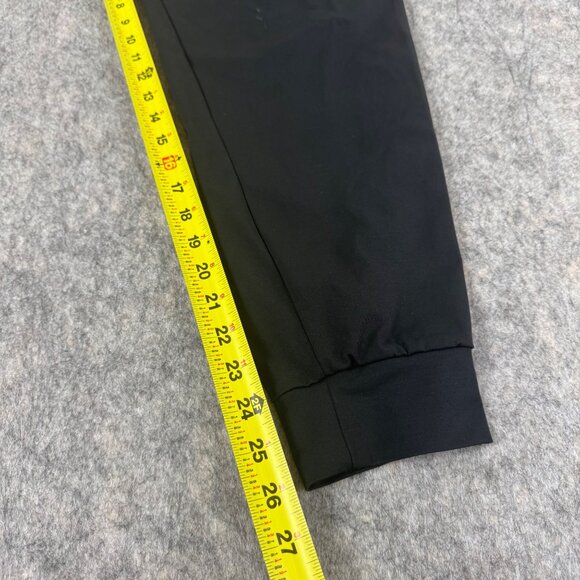 Uniqlo Mens Black Joggers Sz S Tapered Pockets AIRism Activewear Lightweight - Picture 5 of 12